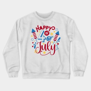 Happy 4th of July Crewneck Sweatshirt